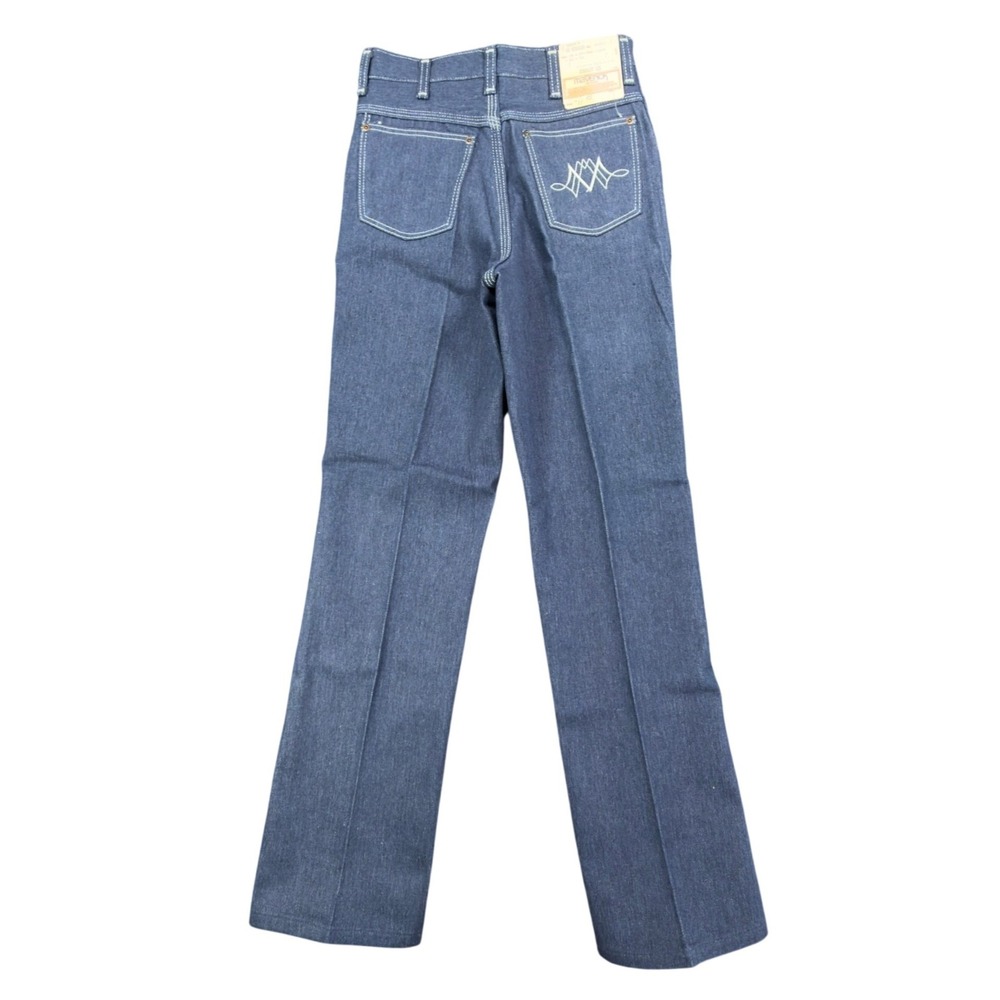 Maverick Vintage 70s Straight Leg Jeans Boys 16 Blue Cotton Blend NWT